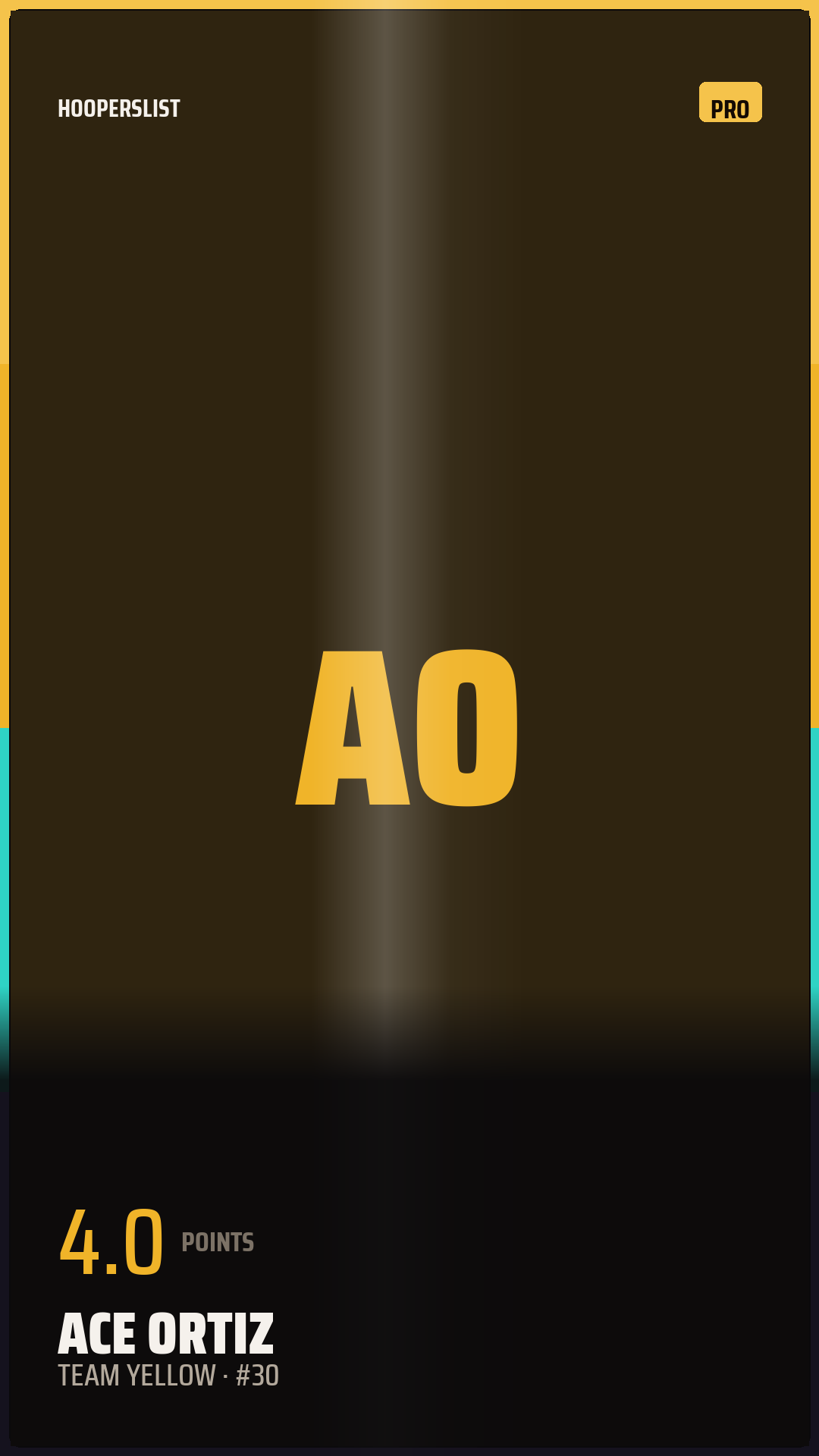 Foil Rookie card style preview