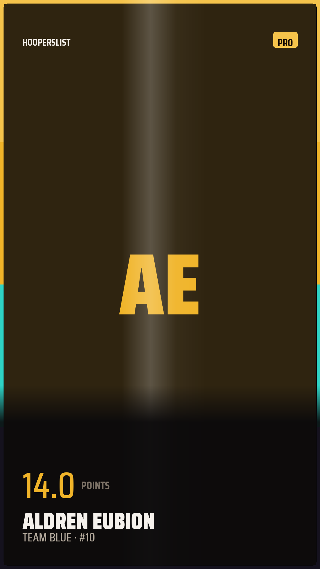 Foil Rookie card style preview