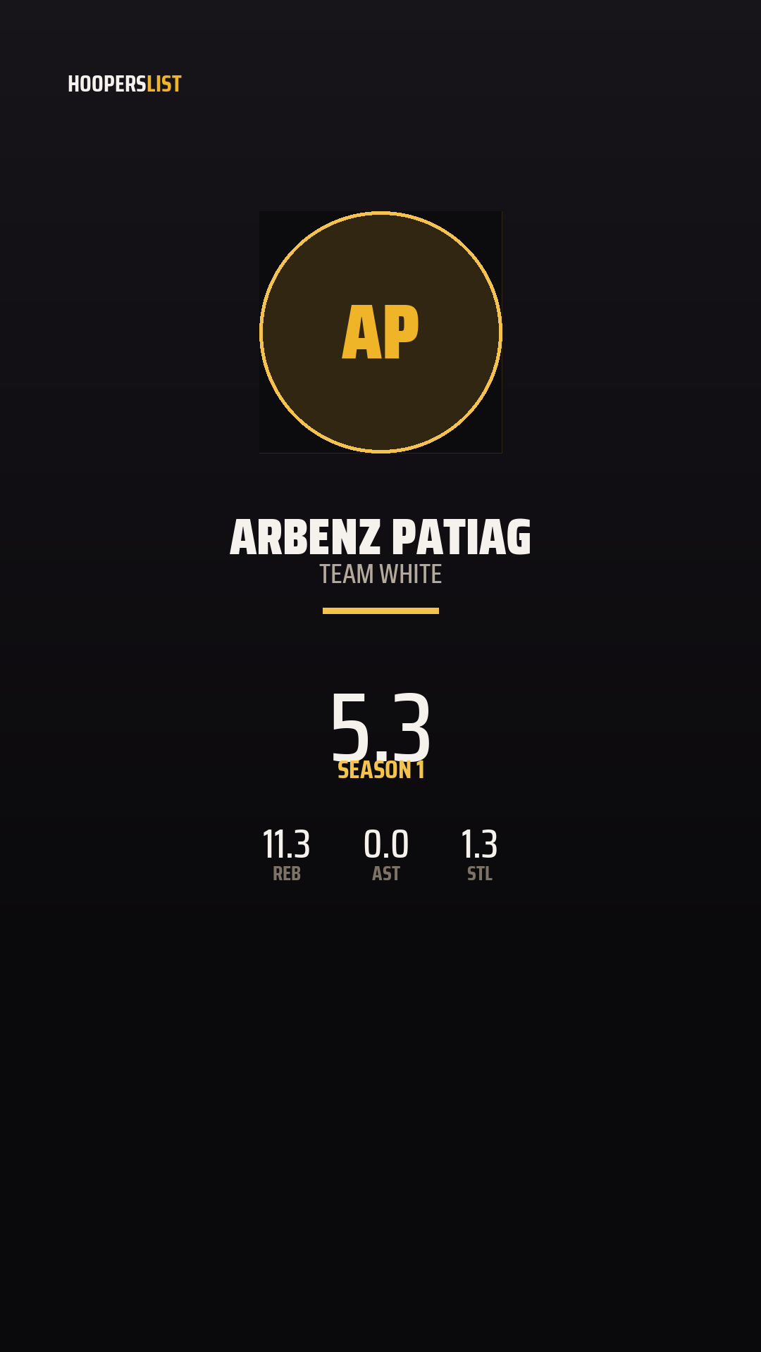 Championship Banner card style preview