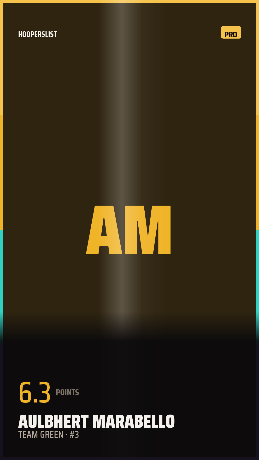 Foil Rookie card style preview