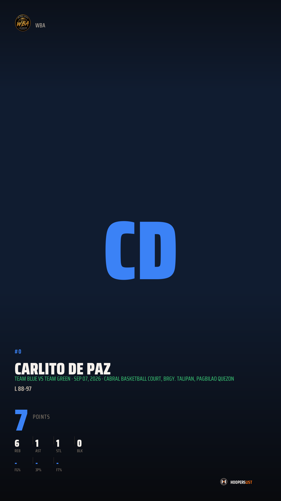 Highlight card preview