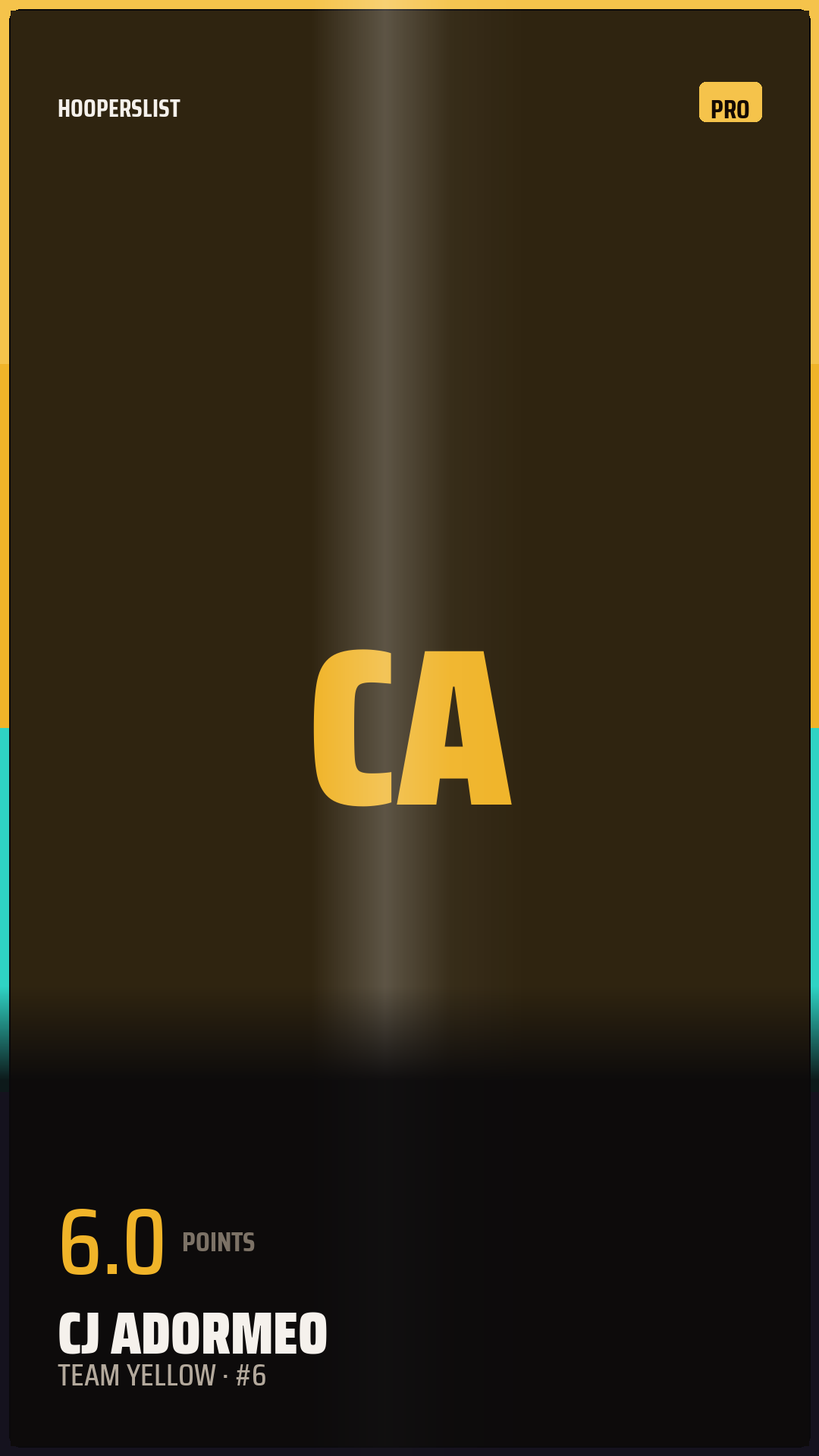 Foil Rookie card style preview