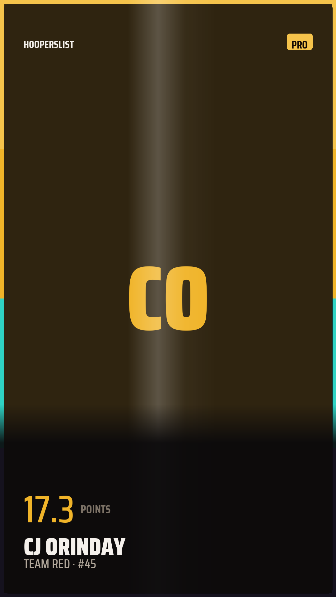 Foil Rookie card style preview