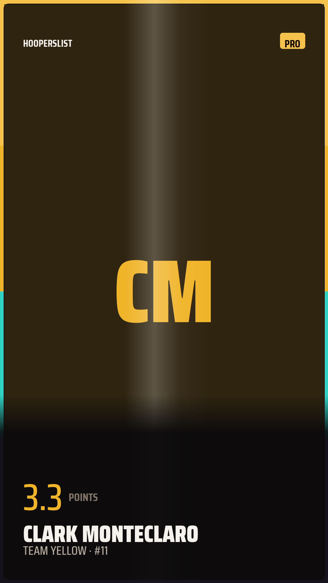 Foil Rookie card style preview