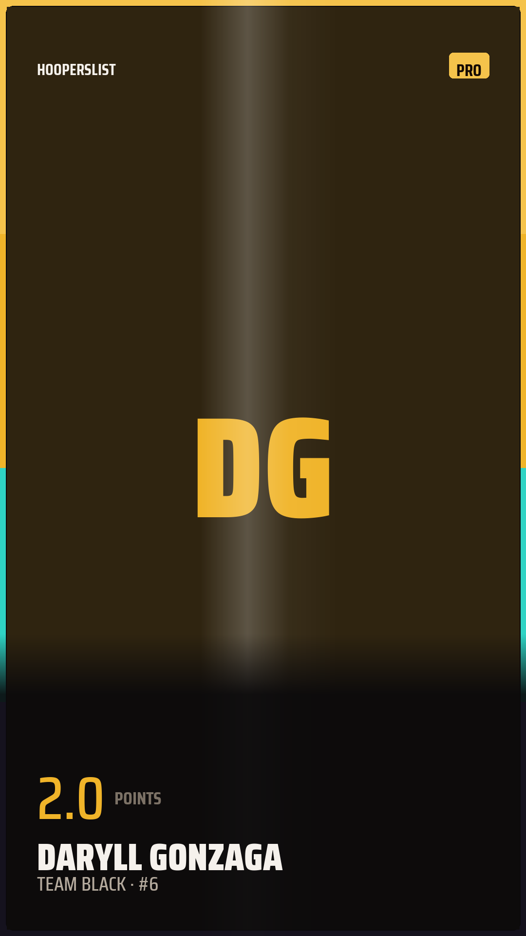 Foil Rookie card style preview