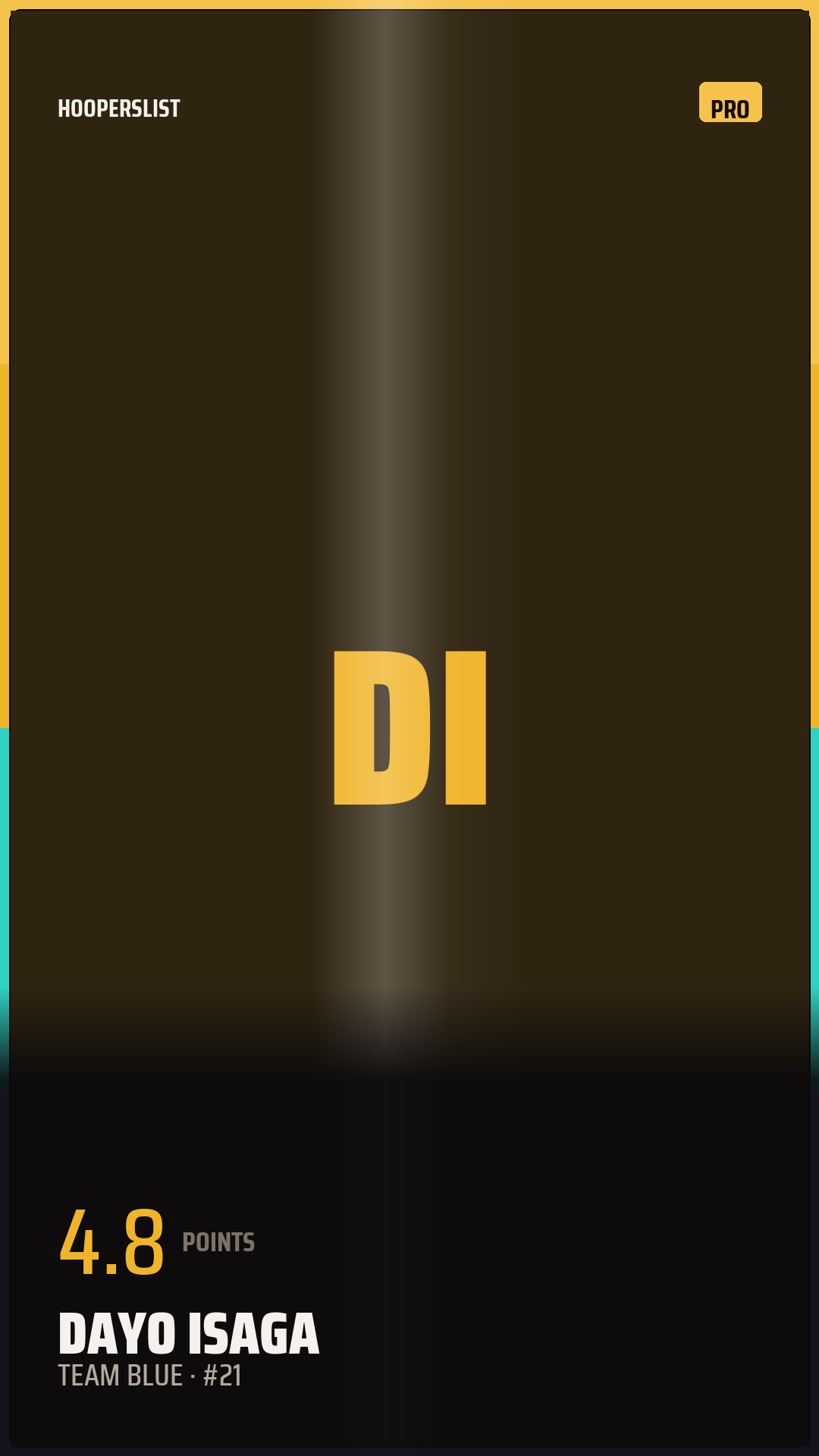 Foil Rookie card style preview