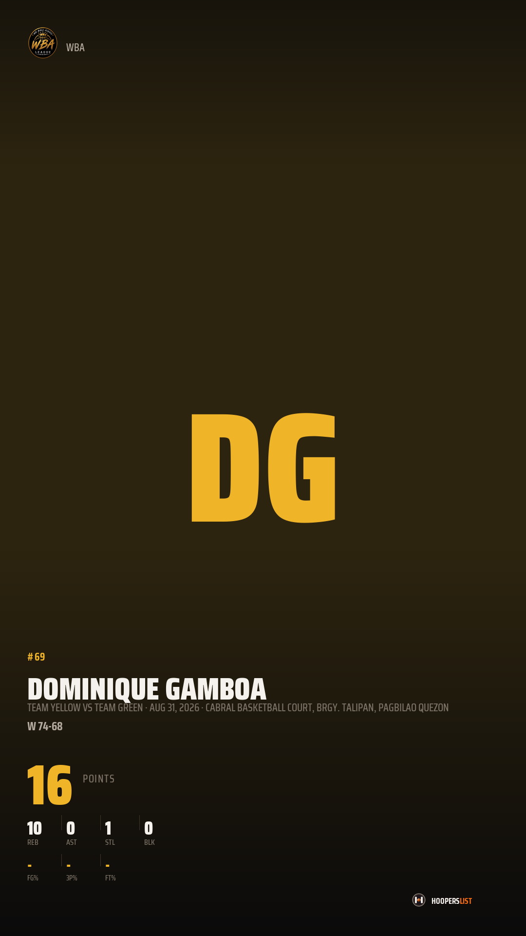 Highlight card preview