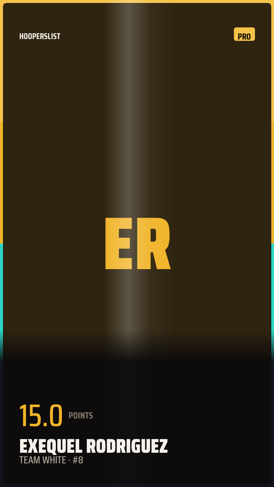 Foil Rookie card style preview