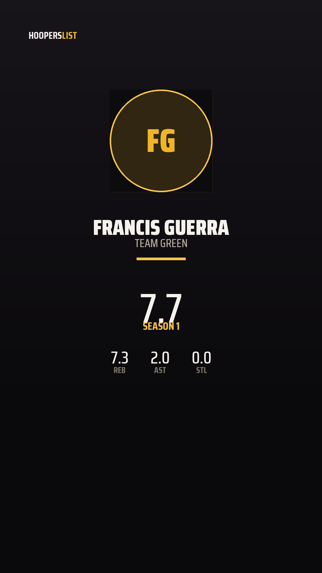 Championship Banner card style preview