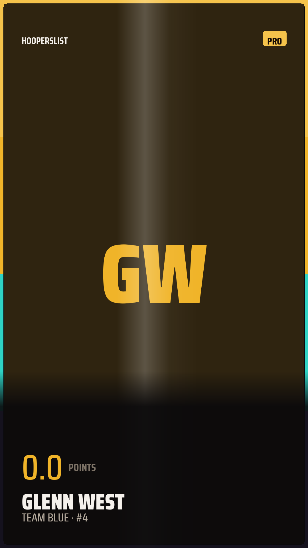 Foil Rookie card style preview