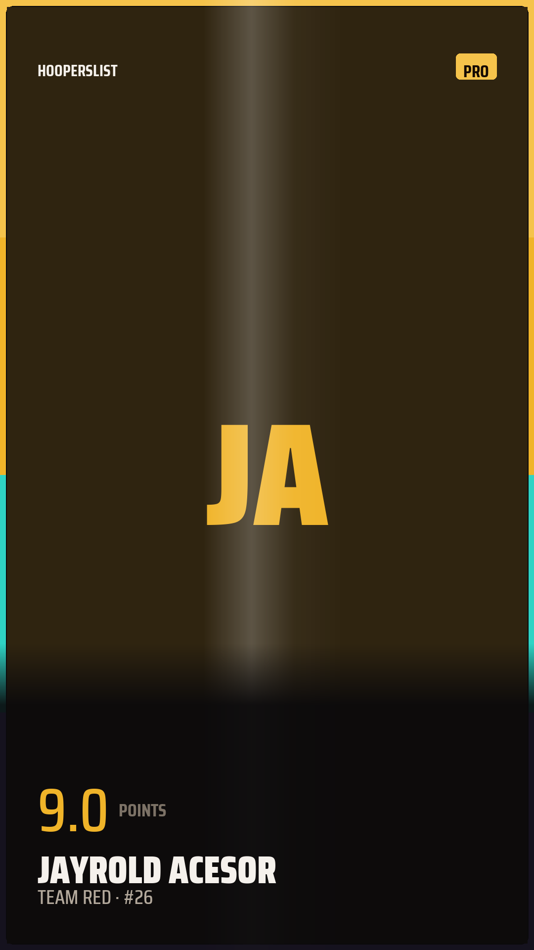 Foil Rookie card style preview