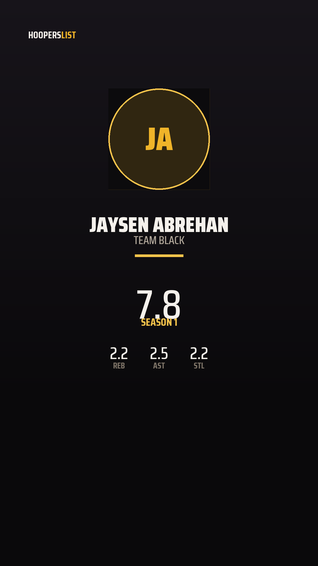 Championship Banner card style preview