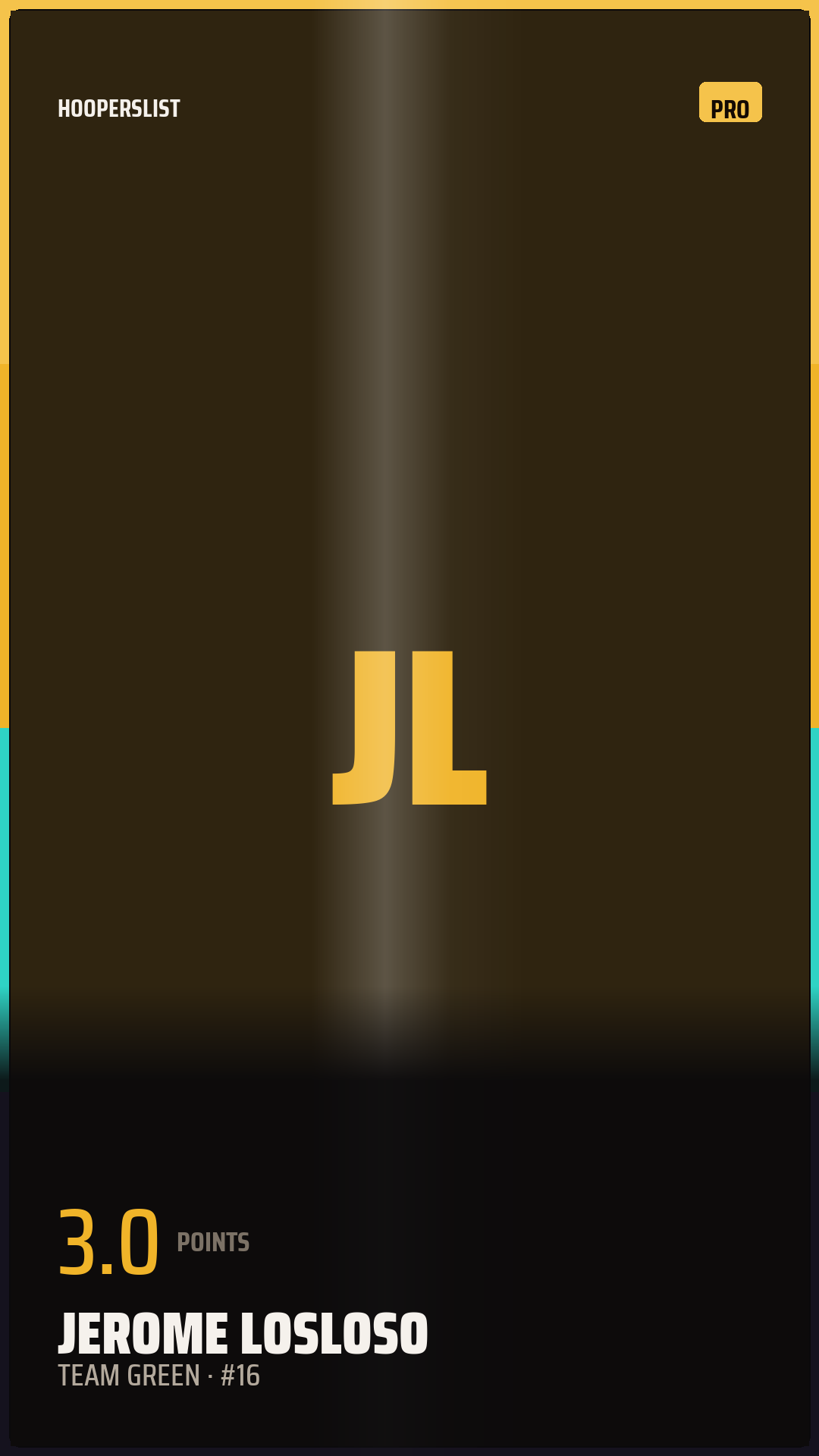 Foil Rookie card style preview