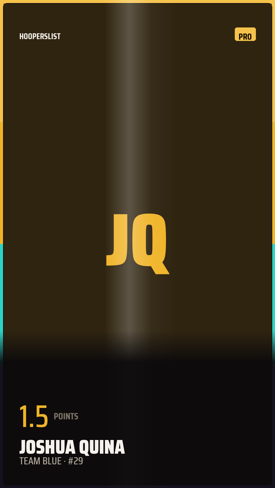 Foil Rookie card style preview