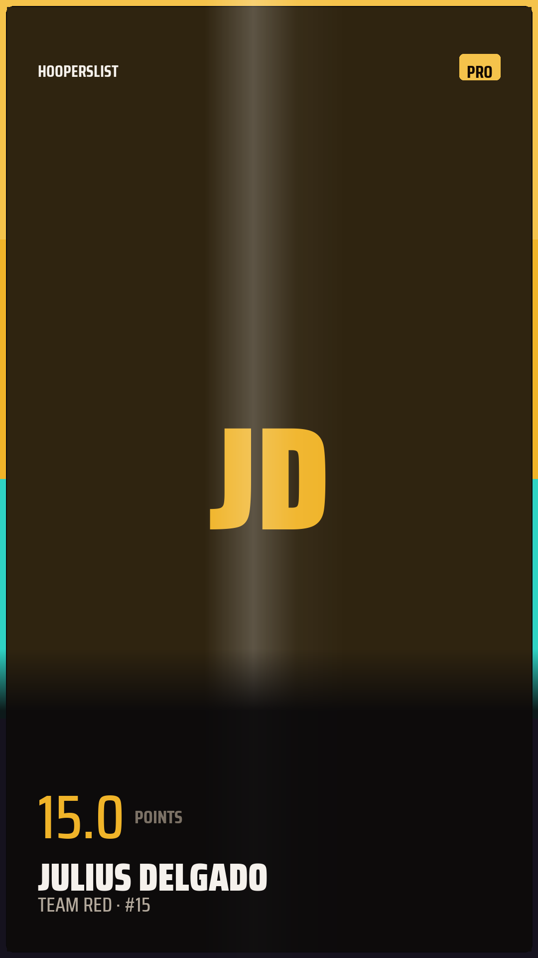 Foil Rookie card style preview