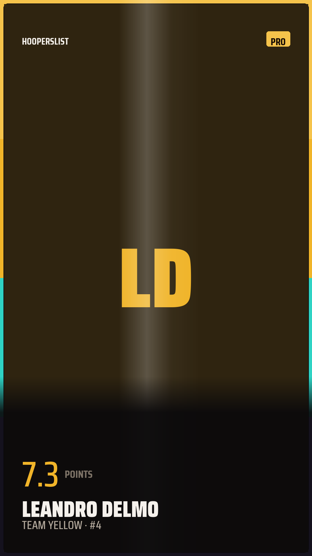 Foil Rookie card style preview