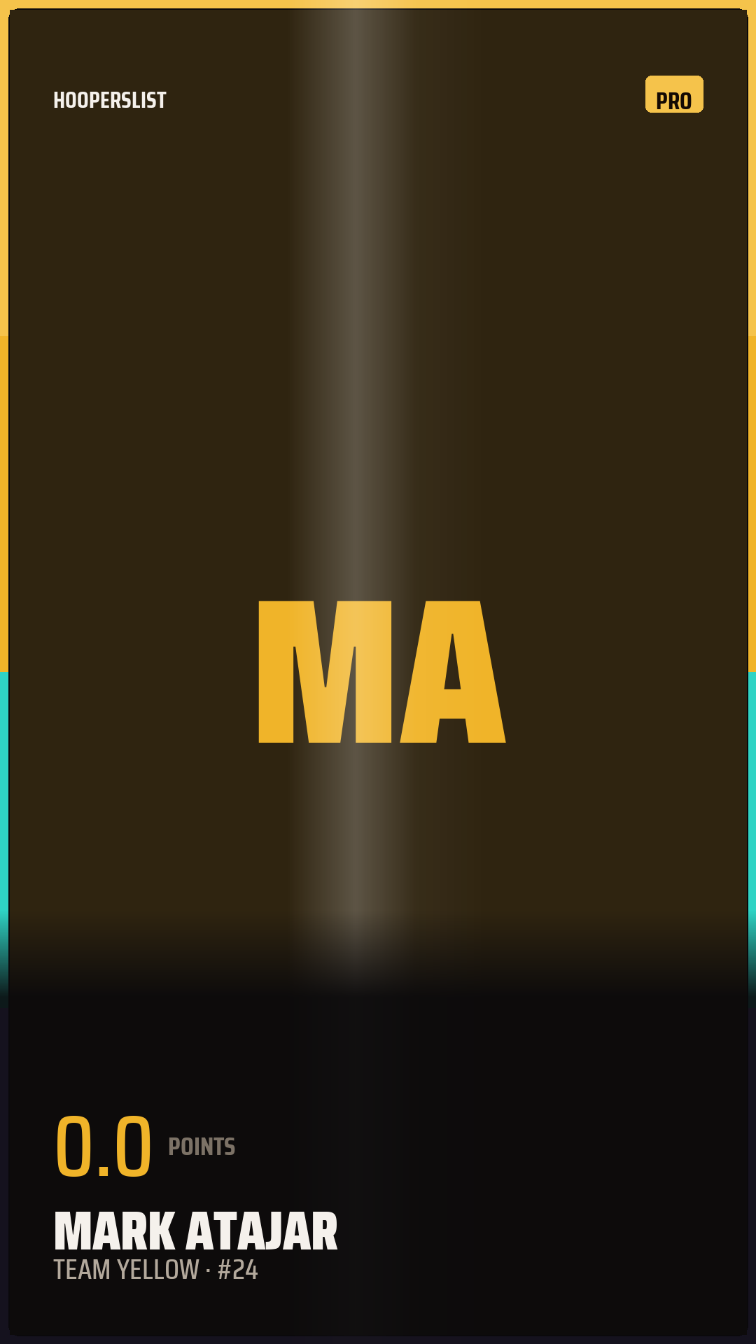 Foil Rookie card style preview