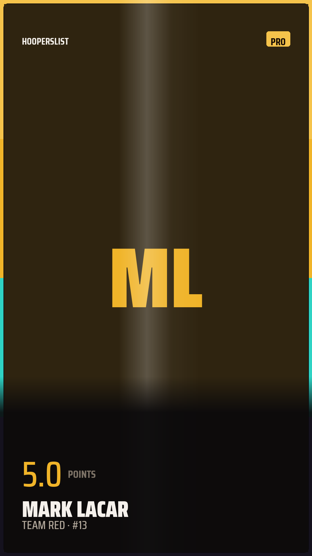 Foil Rookie card style preview