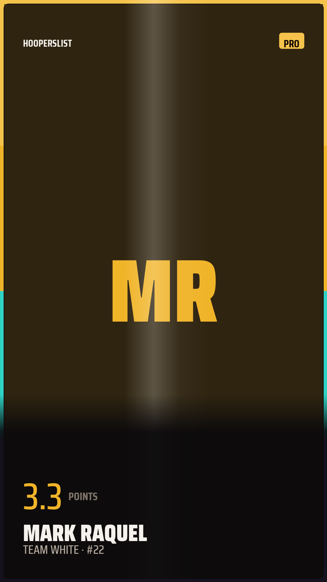 Foil Rookie card style preview