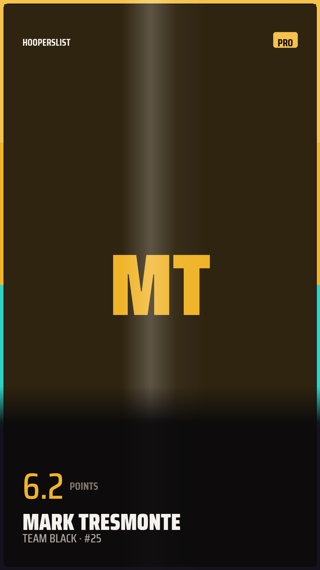 Foil Rookie card style preview