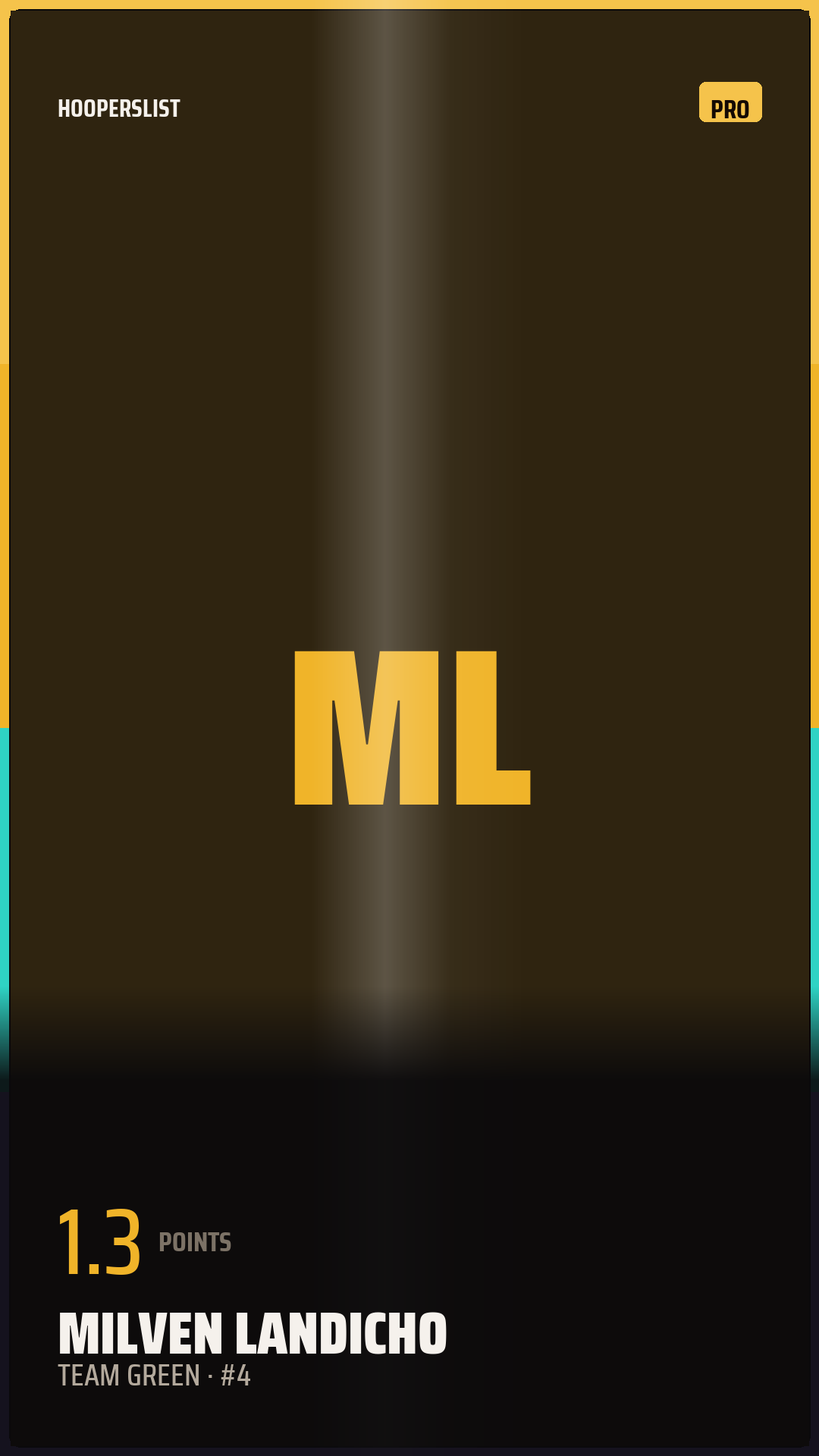 Foil Rookie card style preview