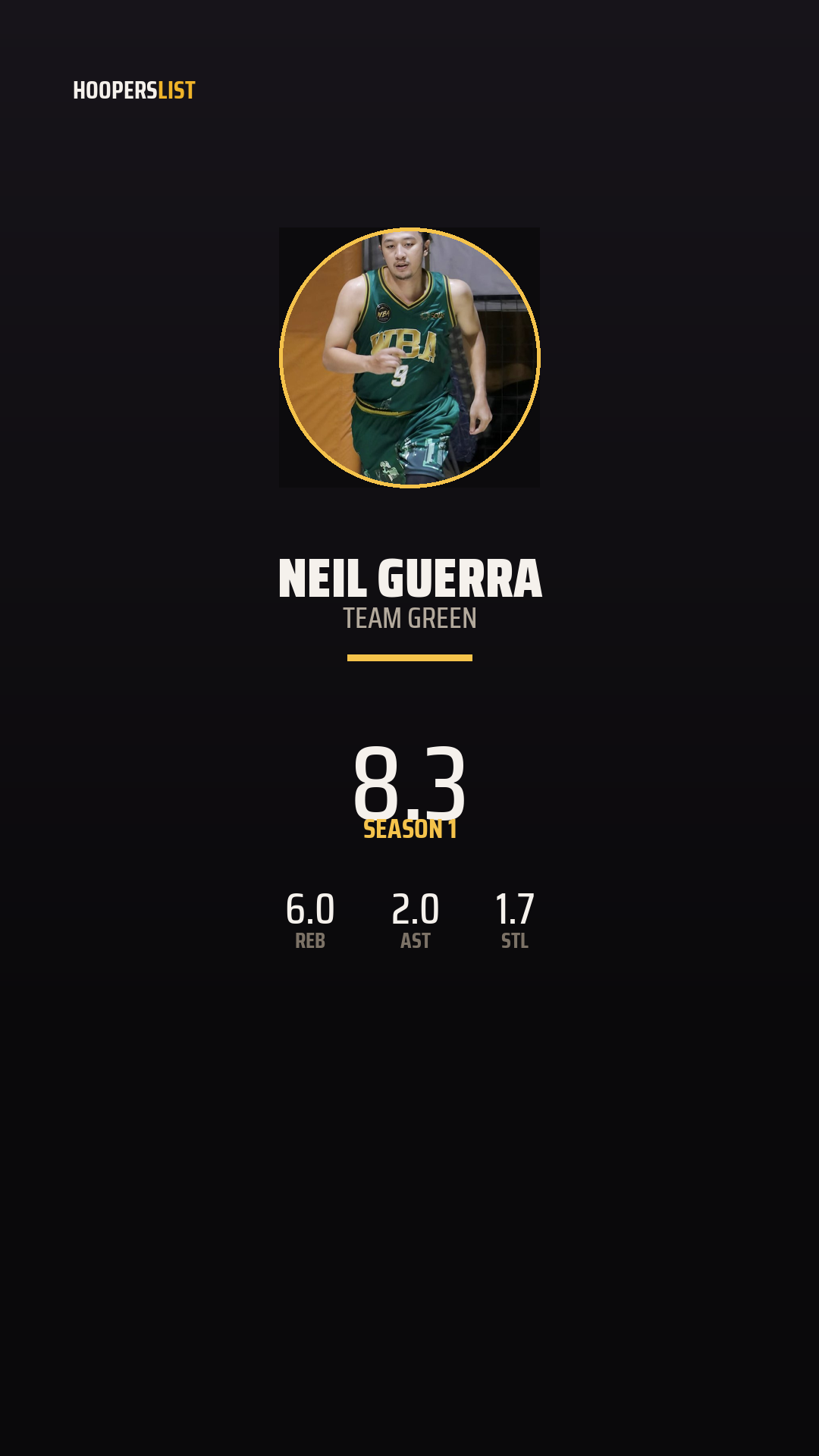 Championship Banner card style preview