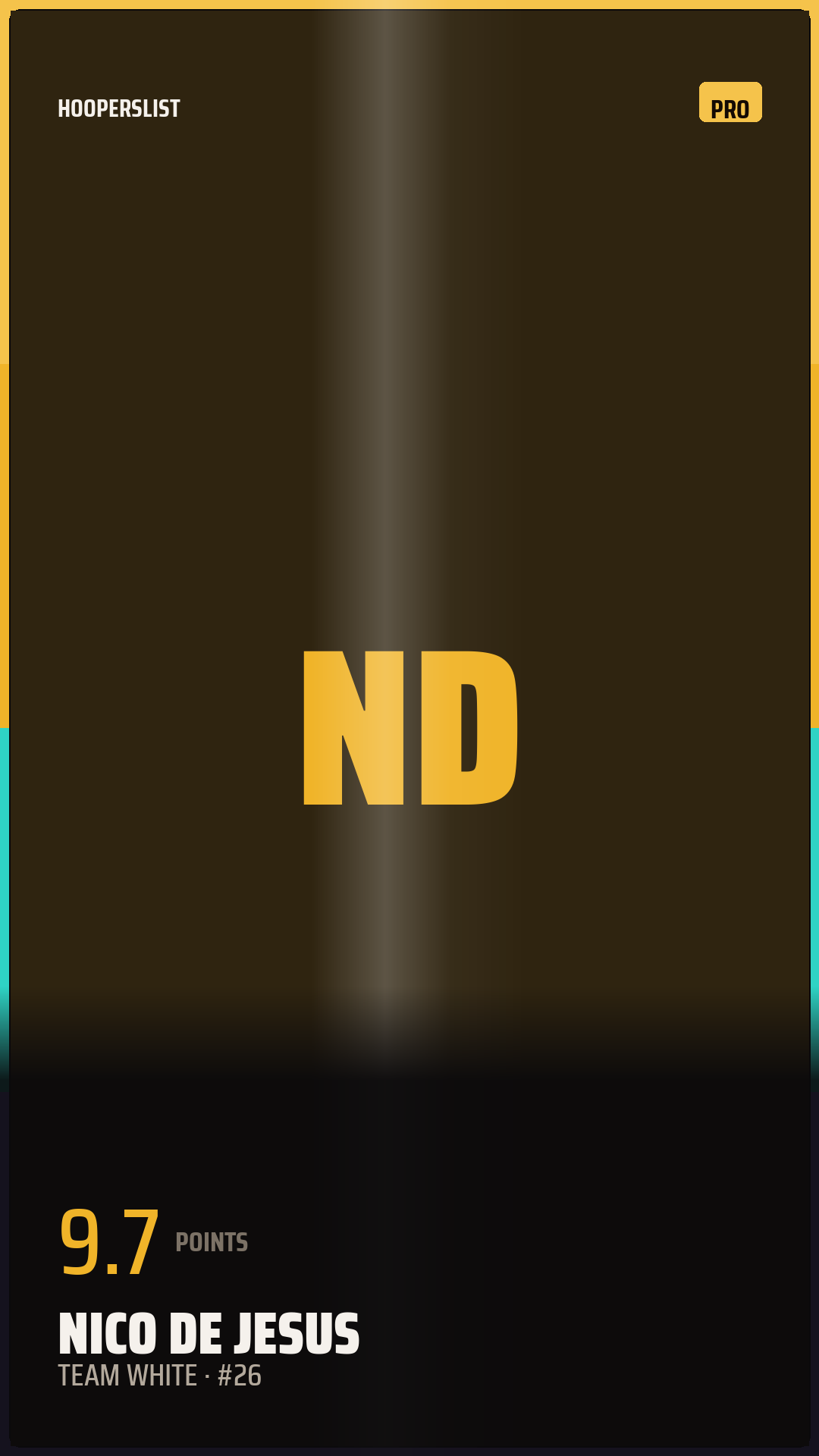 Foil Rookie card style preview
