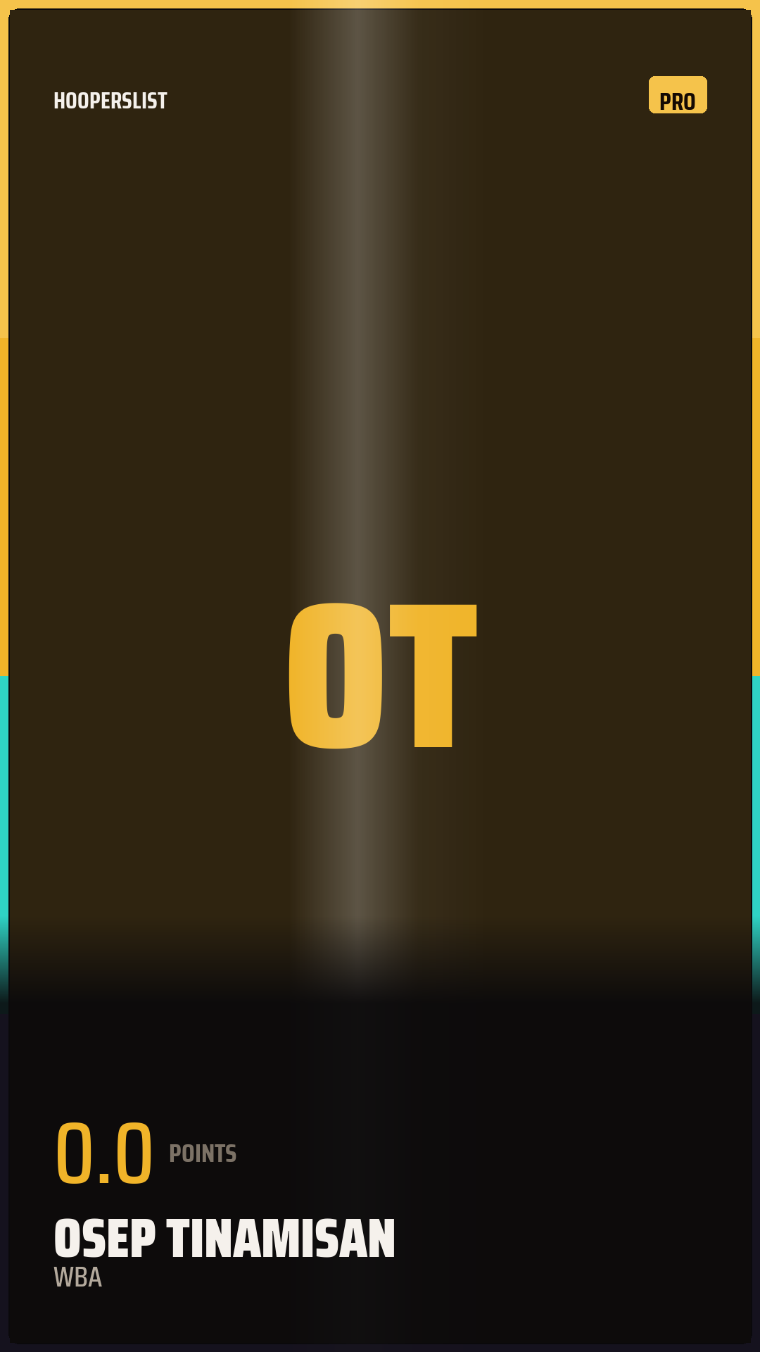 Foil Rookie card style preview