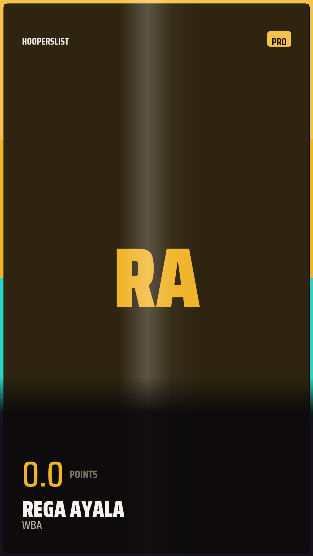 Foil Rookie card style preview