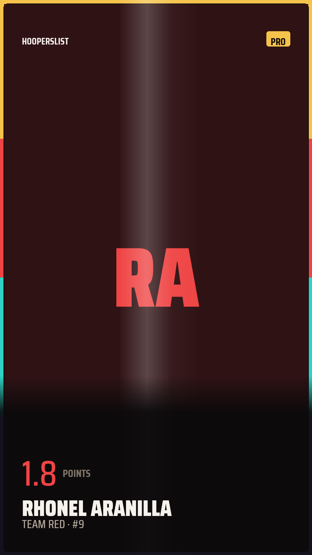 Foil Rookie card style preview