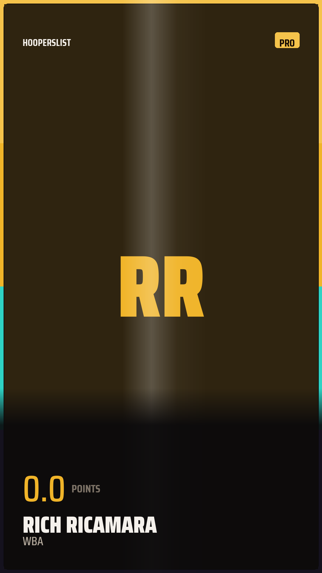 Foil Rookie card style preview