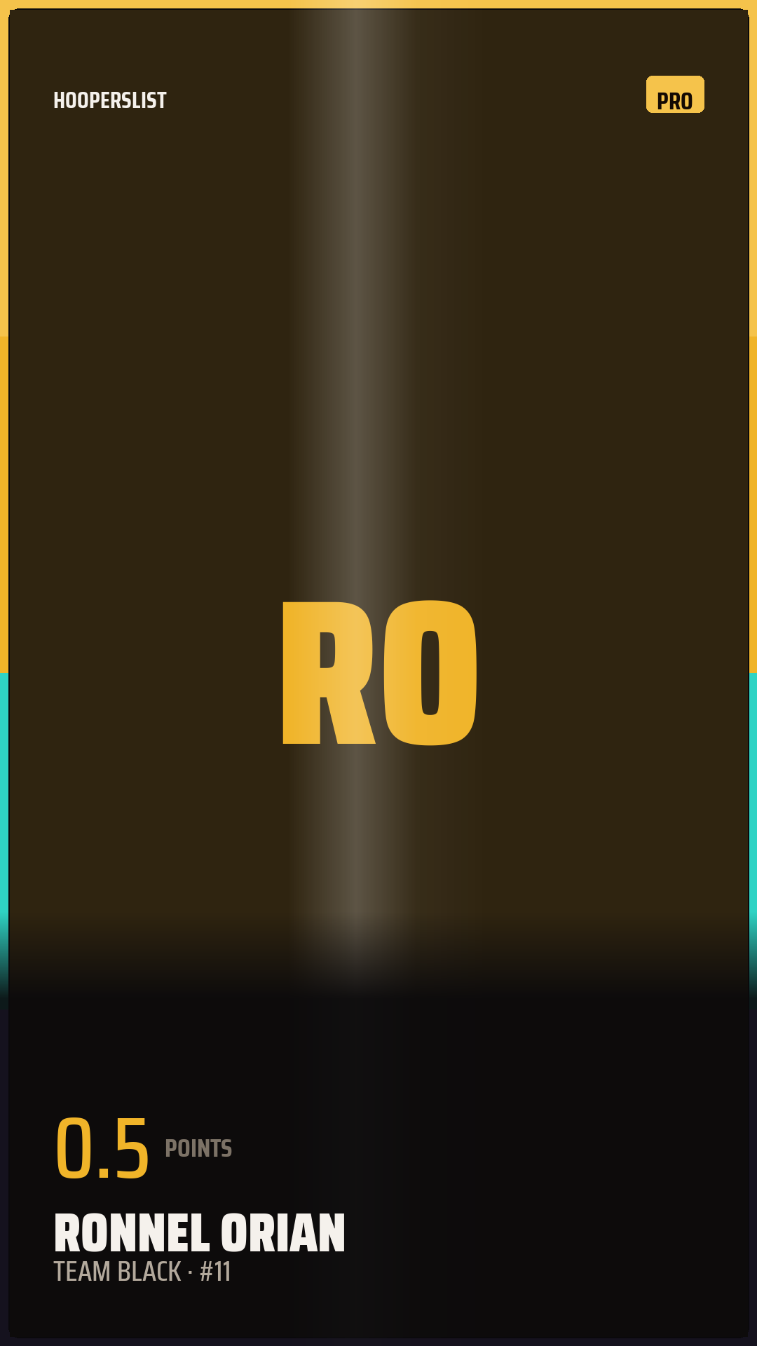 Foil Rookie card style preview
