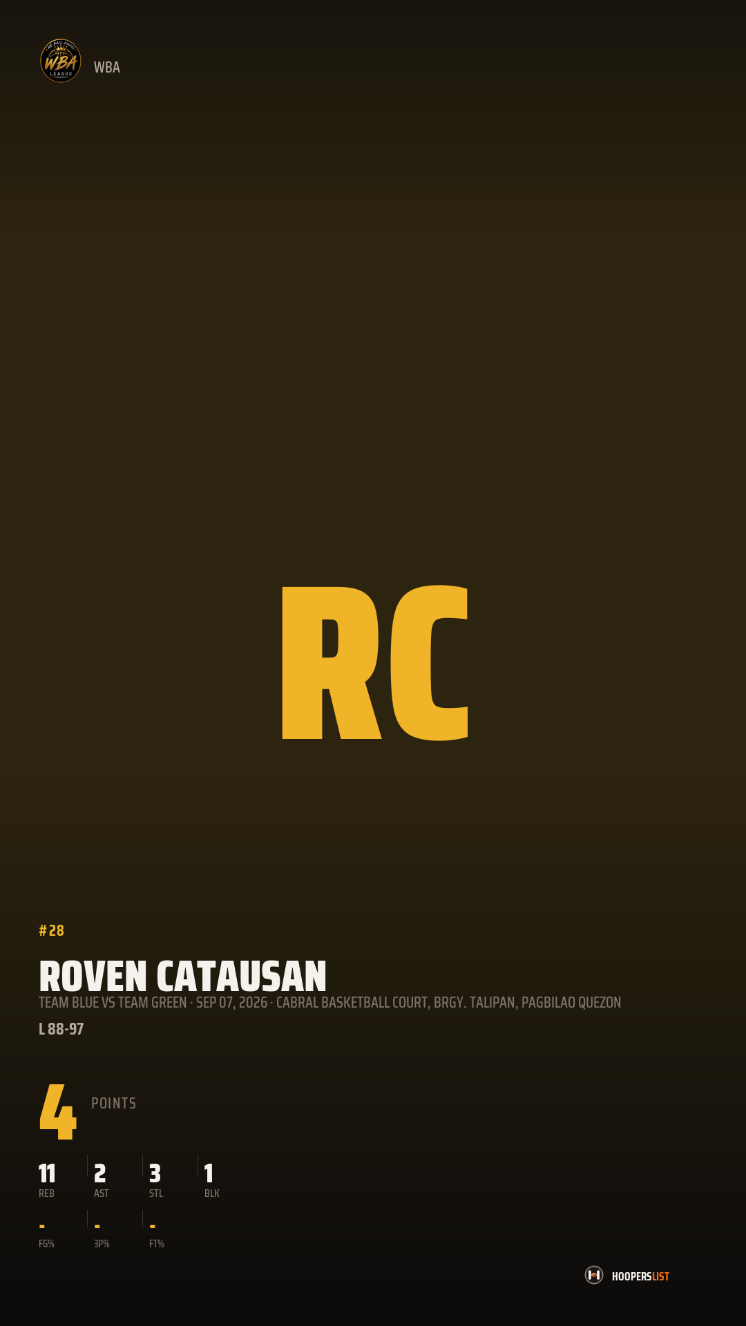 Highlight card preview