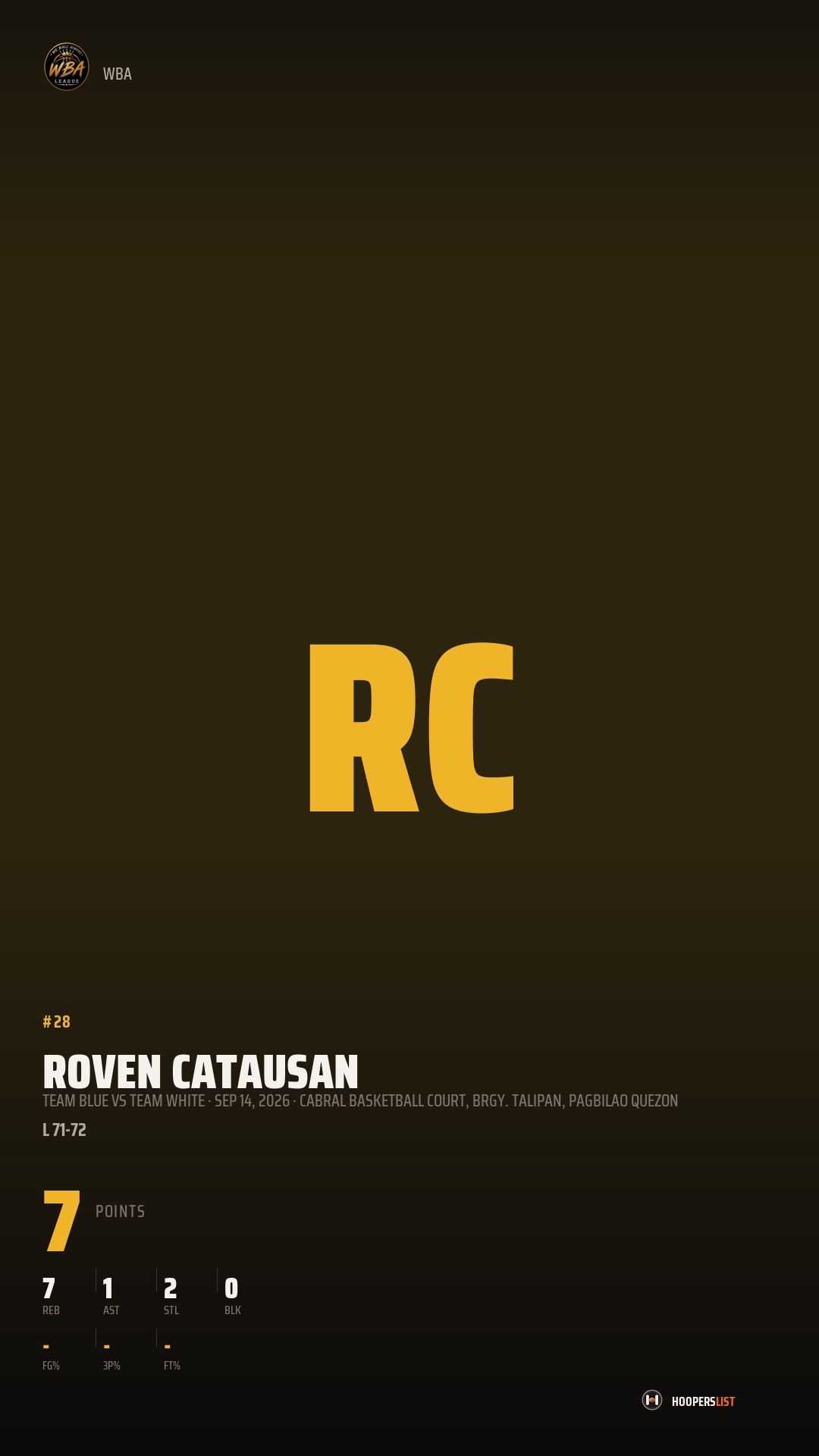 Highlight card preview