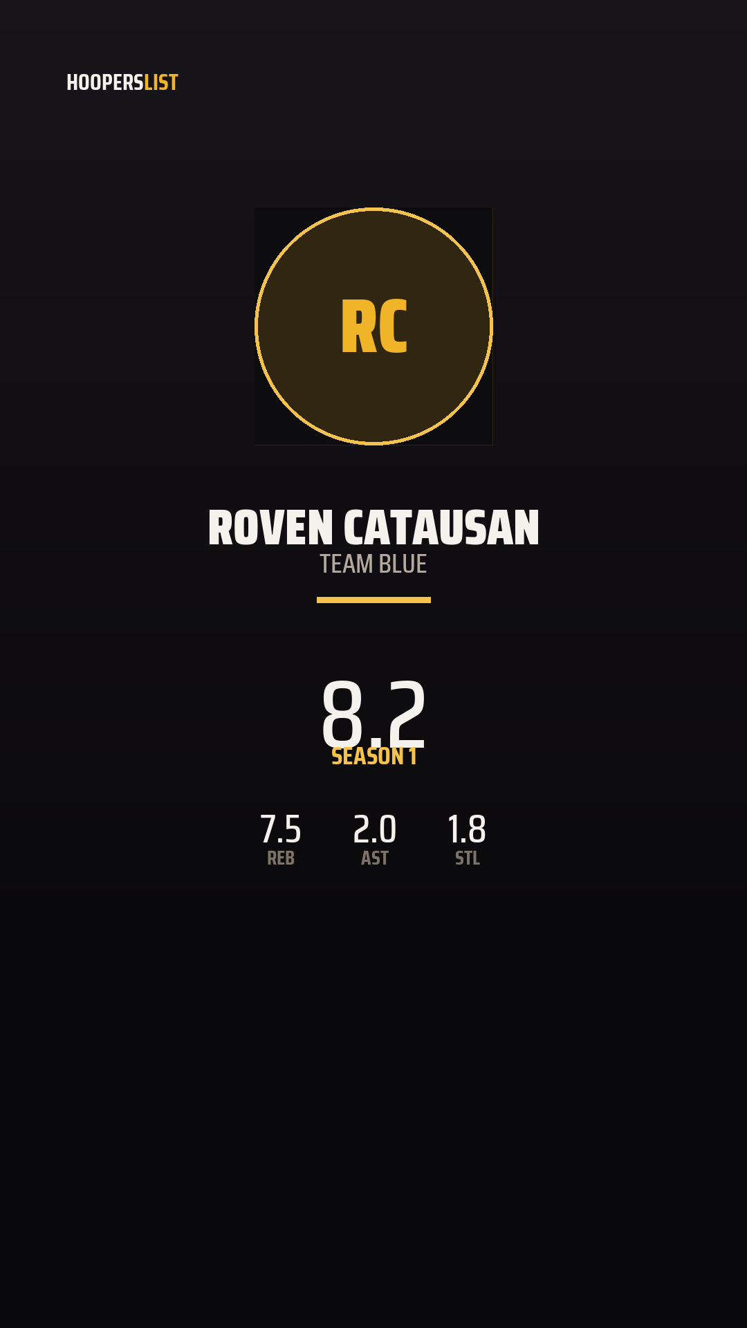 Championship Banner card style preview