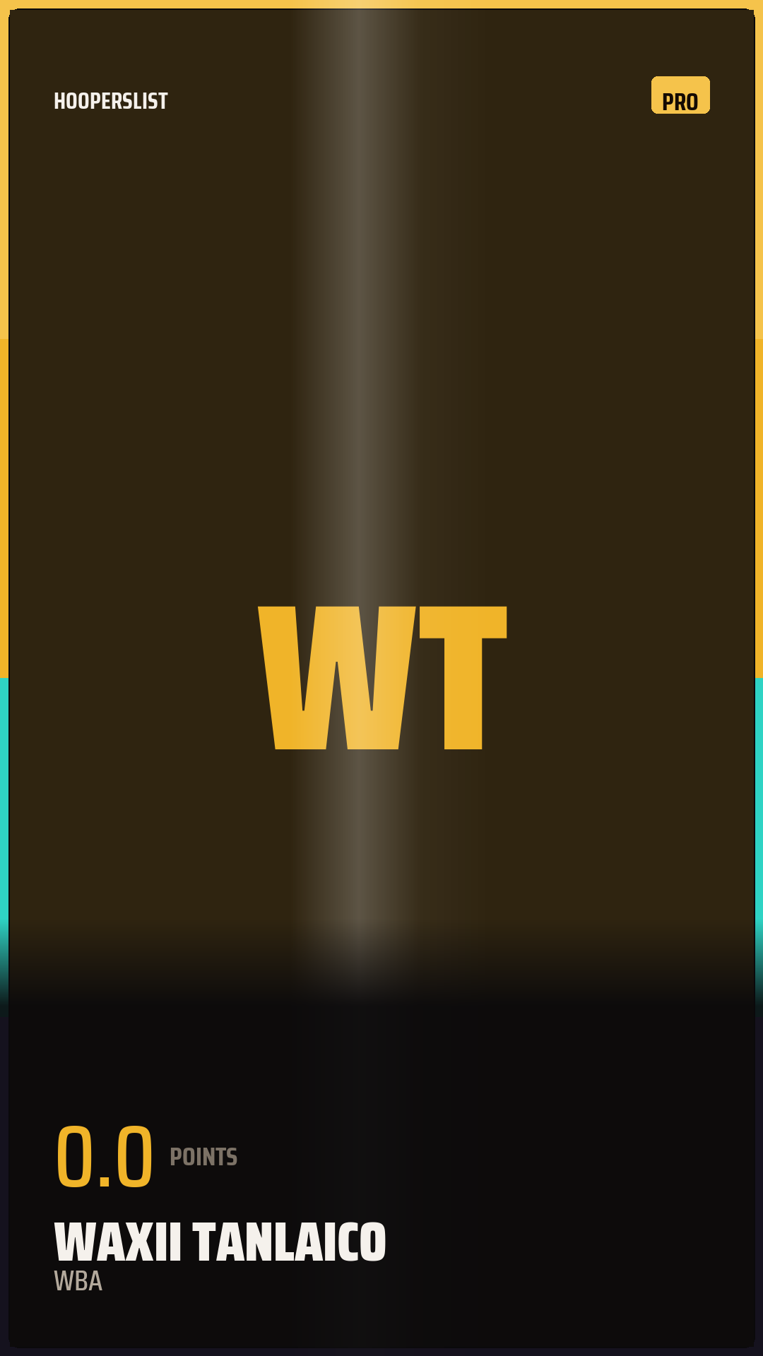 Foil Rookie card style preview