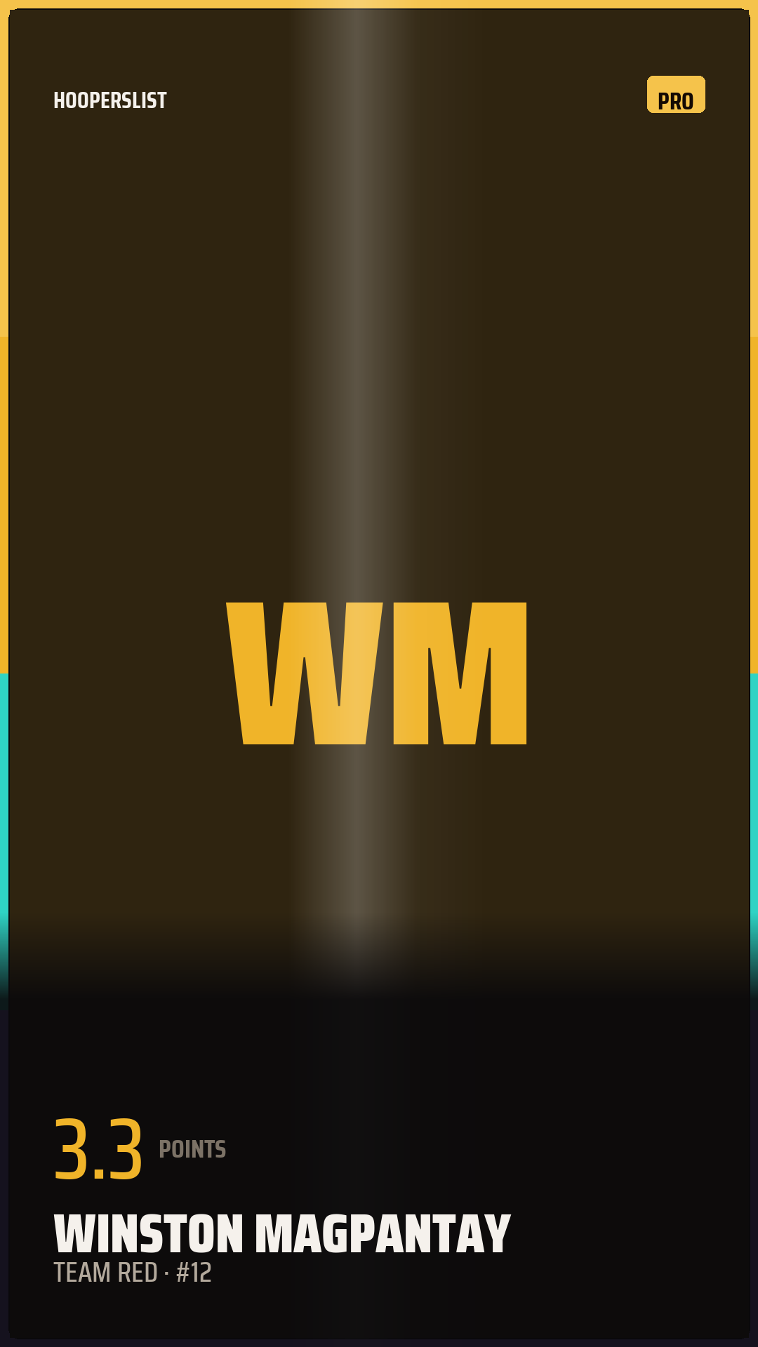Foil Rookie card style preview